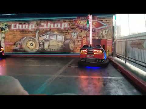 Chop Shop Dodgems onride. John Coneley. Holiday funfair.