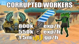 [Runescape 3] Corrupted Workers Guide | Corrupted Creatures | 800k Melee exp/h | 550k Slayer exp/h