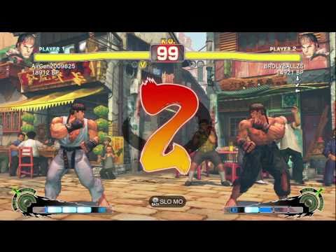 Air [Ryu] vs BROLYBALLZS [Ryu] SSF4 Online Ranked Matches - TRUE-HD