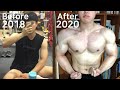헬린이 2년간 18kg 벌크업, 12kg 컷팅 변화과정 (운동 동기부여)