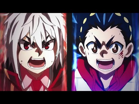 Valt & Rantaro vs. Shu & Lean ⌜AMV⌟ Beyblade Burst Sparking - Light ‘Em Up