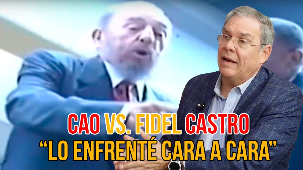 Juan Manuel Cao: "Cuando enfrenté a Fidel Castro y me levantaron del suelo"