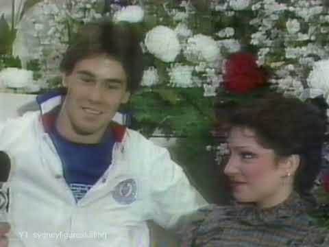Kitty & Peter Carruthers 🇺🇸4️⃣ 1983 World post-free skate interview