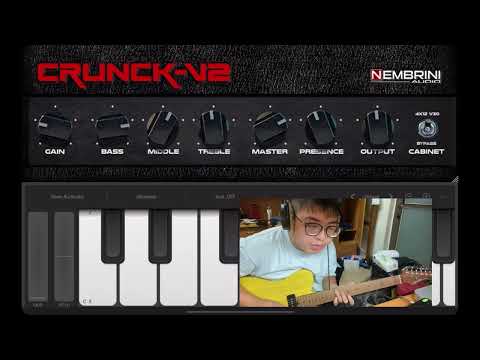 Trying out nembrini free amp sim on iPad