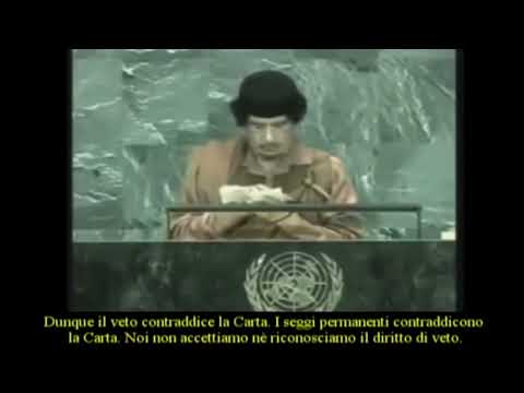 NWO, LIBIA: Putin 2011, Gheddafi discorso ONU 2009, giustizia popoli liberi vs guerrafondai NATO