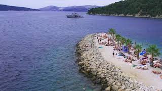Best Beaches 📍Kasjuni Beach View point - Dalmatia Region, Croatia 🌴 Deep House 🎵 Drone 4K Footage