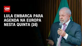 Vídeo: Lula embarca para Europa para agenda na Espanha, Alemanha e Portugal | CNN NOVO DIA
