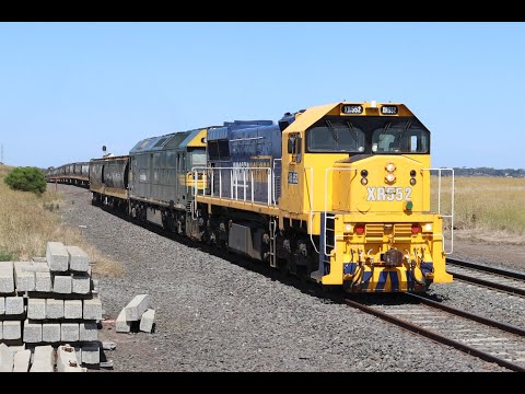 XR552 & G543 on 9149 Broad Gauge Grain Train to Charlton - Gheringhap, VIC - 10/01/2021