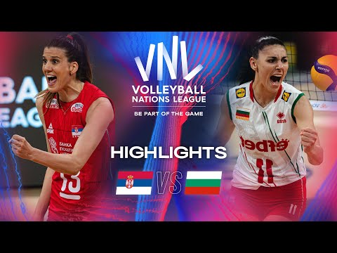 🇷🇸 SRB vs. 🇧🇬 BUL - Highlights | Week 2 | Women's VNL 2024