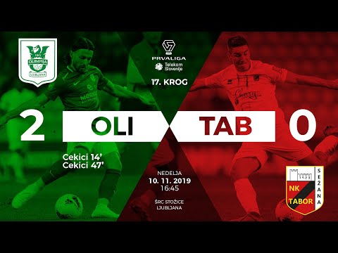 17.krog: Olimpija - CB24 Tabor Sežana 2:0 ; Prva liga Telekom Slovenije 2019/2020