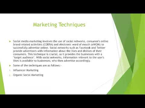 Video presentation: How Brands are using Social Media Marketing to scale their business