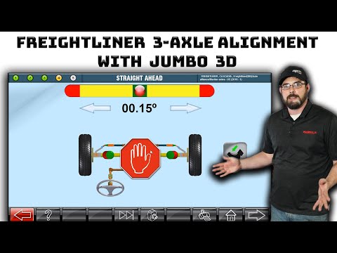 Freightliner 3-Axle Alignment With The Jumbo 3D