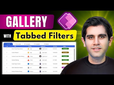 Power Apps: Tabbed Filters for Galleries