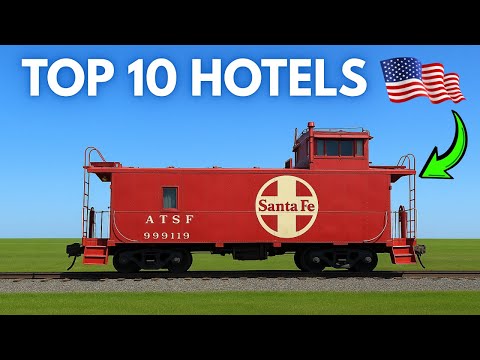 Top 10 Most UNIQUE Hotels In America! 🇺🇸