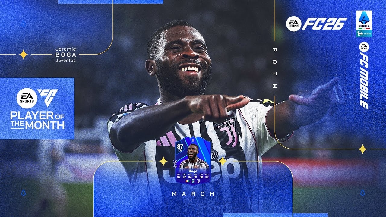 Best of Jeremie Boga | EA Sports FC Player of the Month: March 2026 | Serie A 2025/26