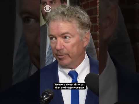 Sen. Rand Paul says he is "worried about the image" of Trump's military parade #shorts