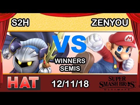 HAT 46 - Slither2Hunter (Meta Knight) Vs. eM | Zenyou (Mario) Winners Semis - Smash Ultimate