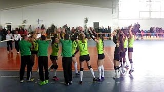 preview picture of video 'Știința Miroslava -- Rapid București : 2 - 3 (4 apr 2015) VOLEI FEMININ'