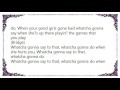 Booty Luv - Good Girl's Gone Bad Lyrics