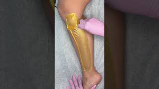 Italwax Full Body Wax on this lower leg service! 🤩 #brazillianwax #bodywax #legwax #waxings