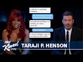 Taraji P. Henson & Jimmy Kimmel Dramatize Election Week Texts