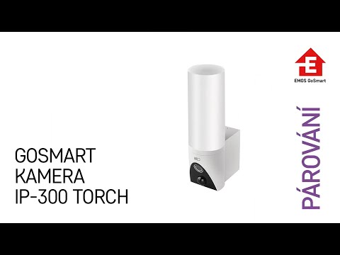Cameră IP 3MP IP65 cu lampă IP-310 TORCH albă Wi-Fi GoSmart EMOS