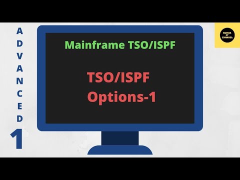 Advance Options in TSO/ISPF - Mainframe TSO/ISPF Advance Tutorial - Part 1
