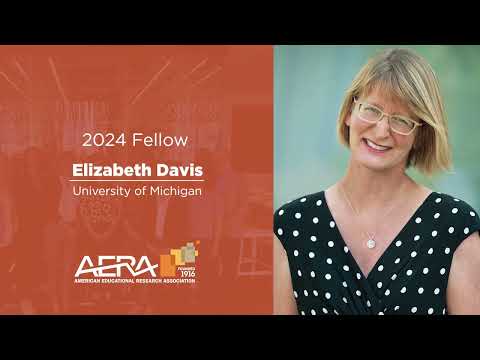 2024 AERA Fellows - Elizabeth Davis