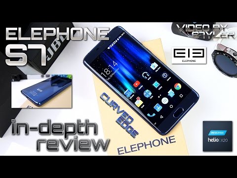 Elephone S7 (In-Depth Review) 4GB/64GB, Fingerprint Scanner, Helio X20, Android 6.0, Curved 2.5D
