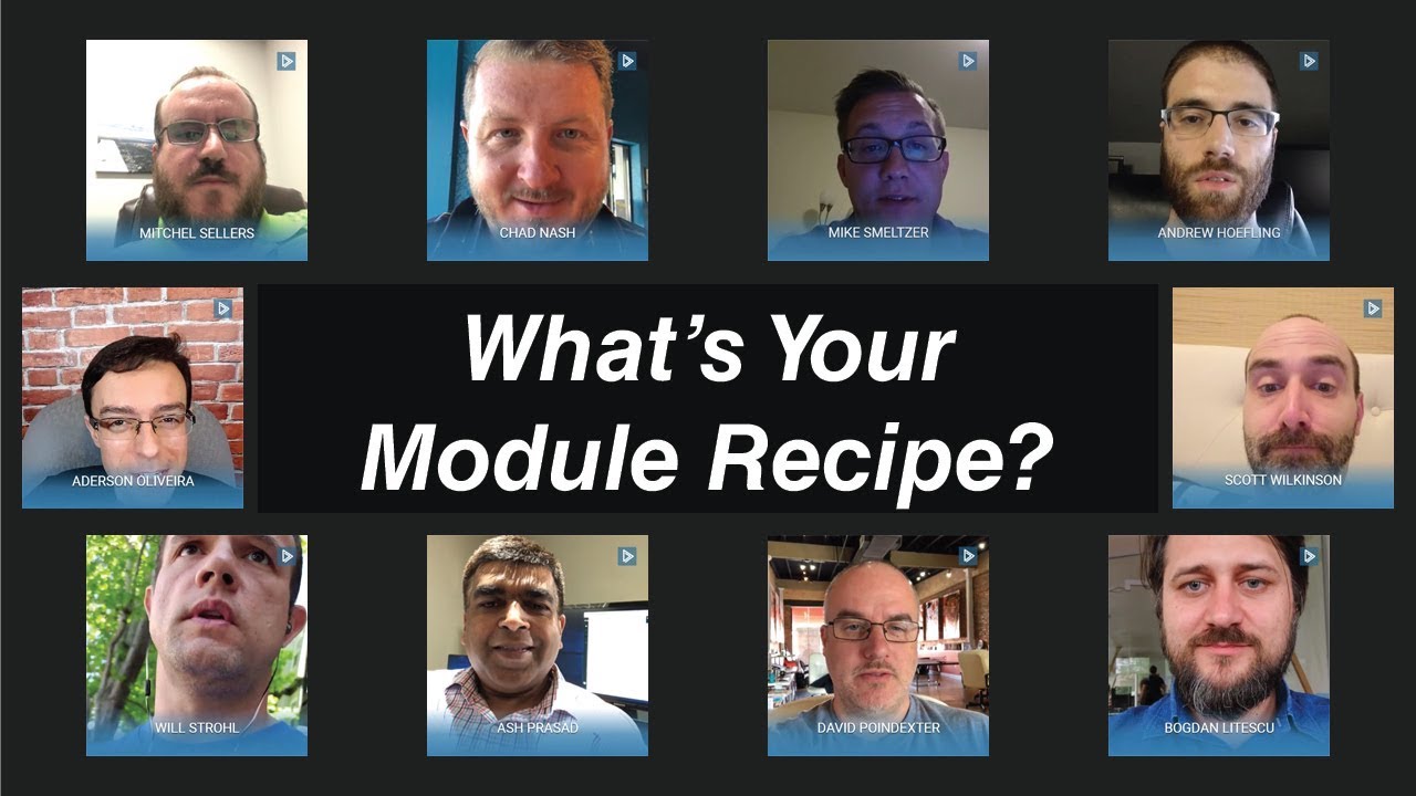 What's Your DNN Module Development Recipe?