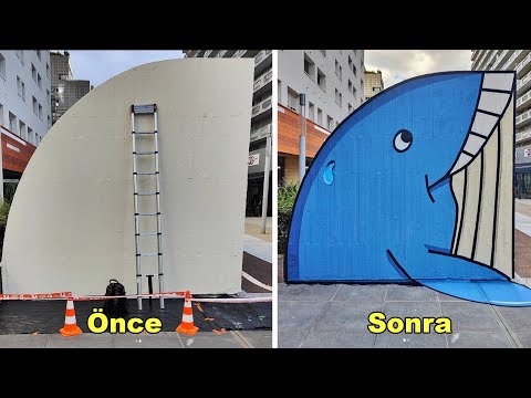 Zeki Sokak Sanatçısı Sıradan Şeyleri Yeniden Tasarlarsa 9 (Silüetler Dünyası)