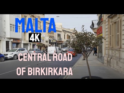 Malta - 4K - Central road of Birkirkara - 2022