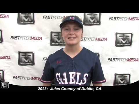 2023 Jules Cooney Catcher Softball Player Skills Video - Dublin High School