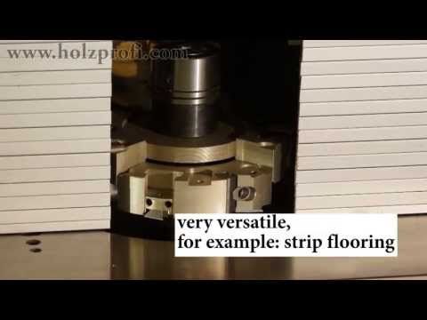 Holzprofi universal cutterhead, tongue-and-groove cutter FW30