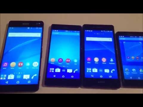 Sony Xperia C5 Ultra Hands On vs Z3+, Z3 Compact and Z3v