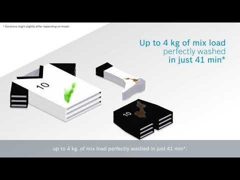 Skalbimo mašina Bosch WAX02KB1SN video