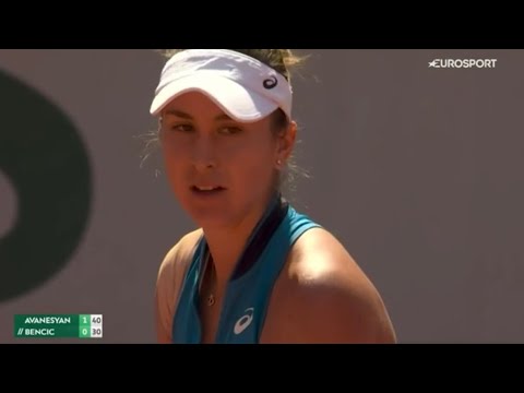 Belinda Bencic 🇨🇭 Vs Elina Avanesyan WTA French Open Round 1