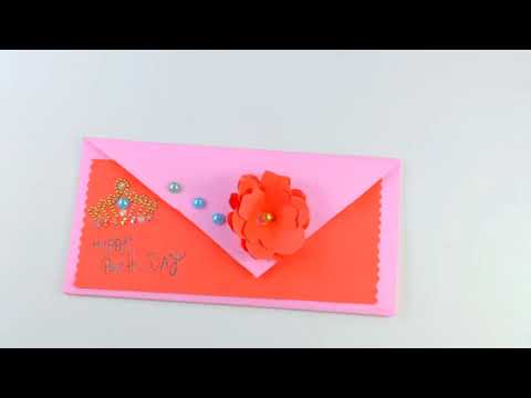 How to make birthday card /// Handmade birthday Card Idea...