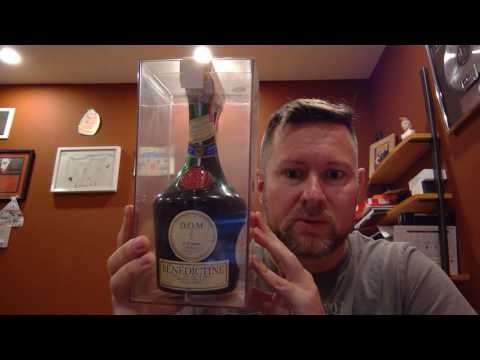 Vintage 1970's D.O.M Benedictine Brandy Double Fused Bottle