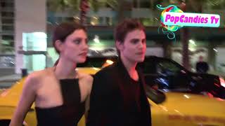 Paul Wesley Phoebe Tonkin Nina Dobrev Party vampire diaries!