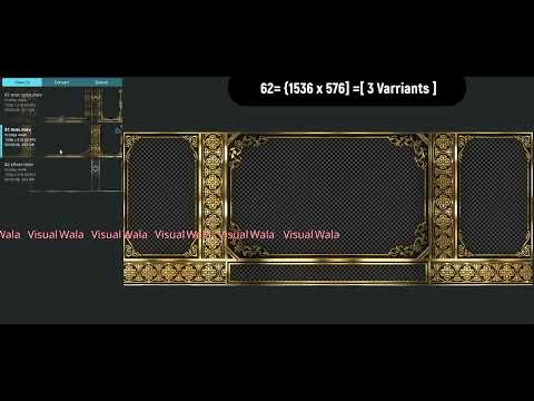 62= {1536 x 576 = [ 3 Varriants ] | Mapping Data | Visual Wala#resolume #vjloops #vj #luxury