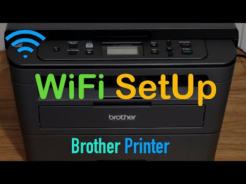 Brother Printer WiFi SetUp using the Control Panel.