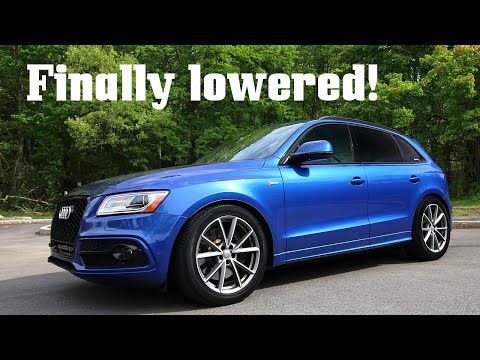 Finally Lowering my Audi SQ5!