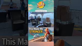 Why a solo cruise helps build your confidence. #solocruise #solotravel #cruise #confidence