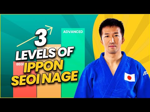 3 levels of Ippon Seoi Nage — judo technique demonstration