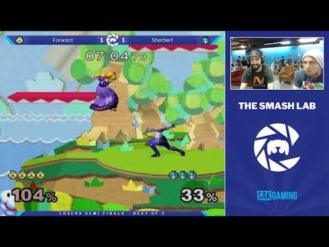 The Smash Lab 121 Losers Semi Finals - Forward (Sheik) vs Sherbert (Peach)