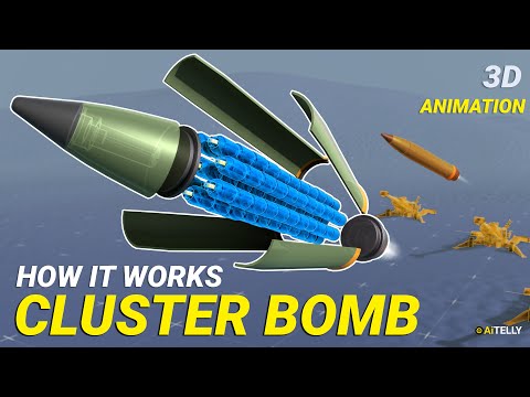 How does  a Cluster Bomb Work fired from an Artillery Gun