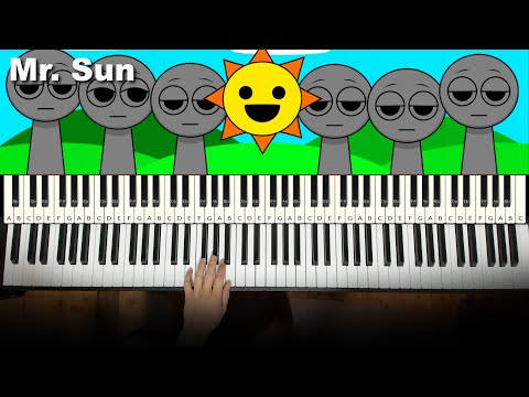 Incredibox Sprunki Mr. Sun Sound on Piano