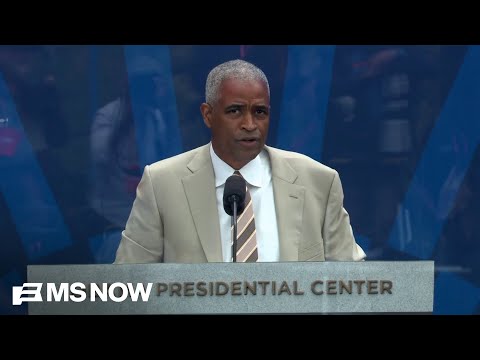 Obama Foundation Chair Marty Nesbitt delivers remarks at opening of Obama center