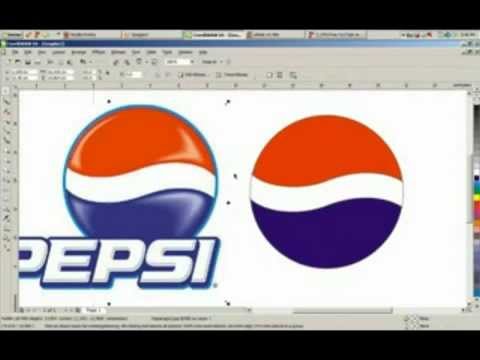 PEPSI LOGO with CorelDraw